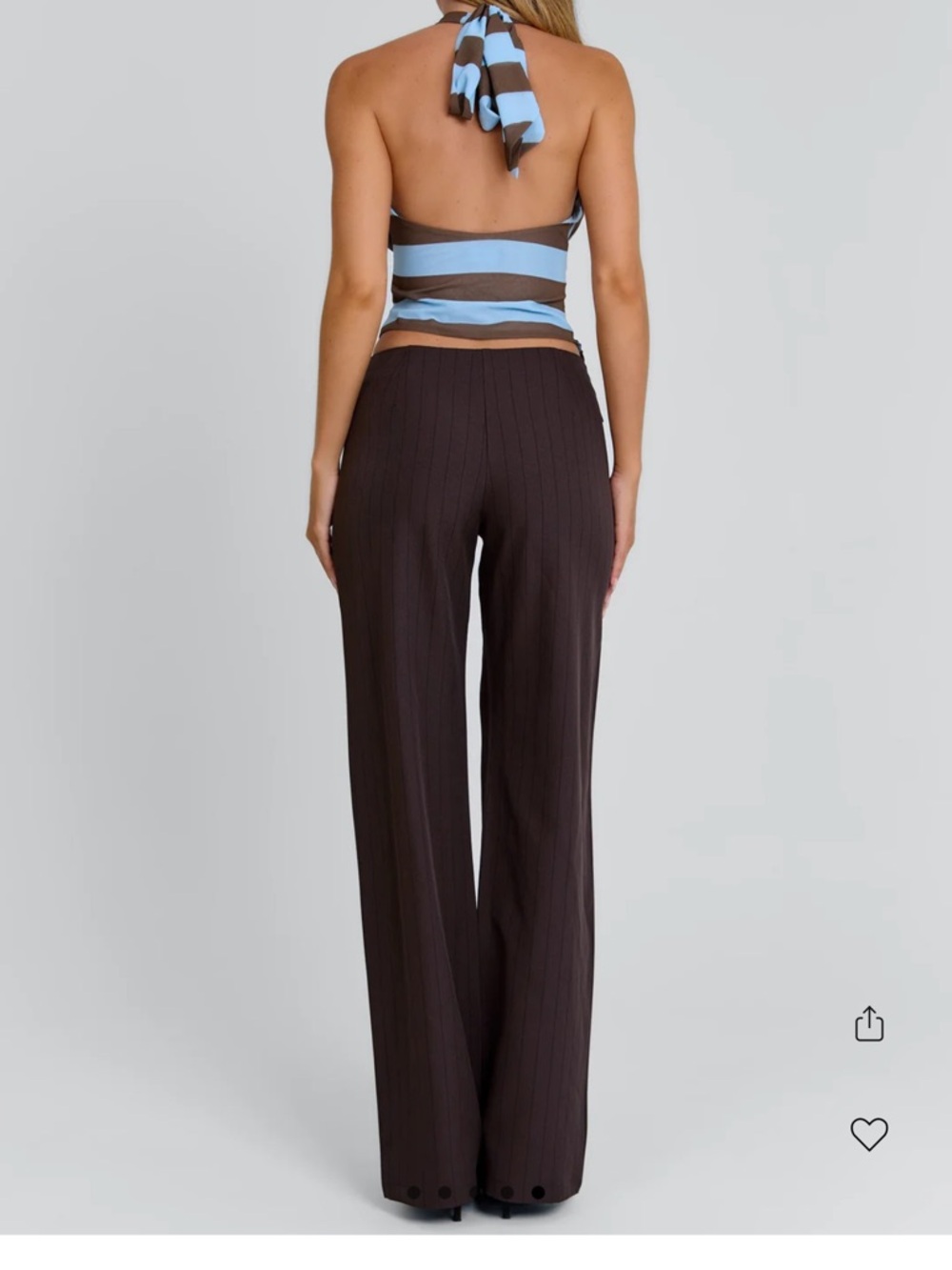 NWT Outcast Brown Pants with Buckle - Picture 4 of 4